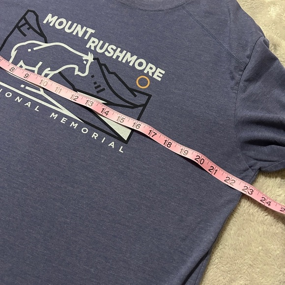 GUC Mount Rushmore Blue Long Sleeve T-Shirt with mountain goat graphic size L - Picture 8 of 8